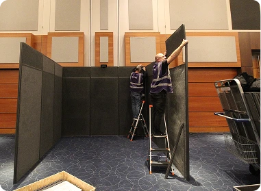 Large exhibition setup - EMS exhibitions